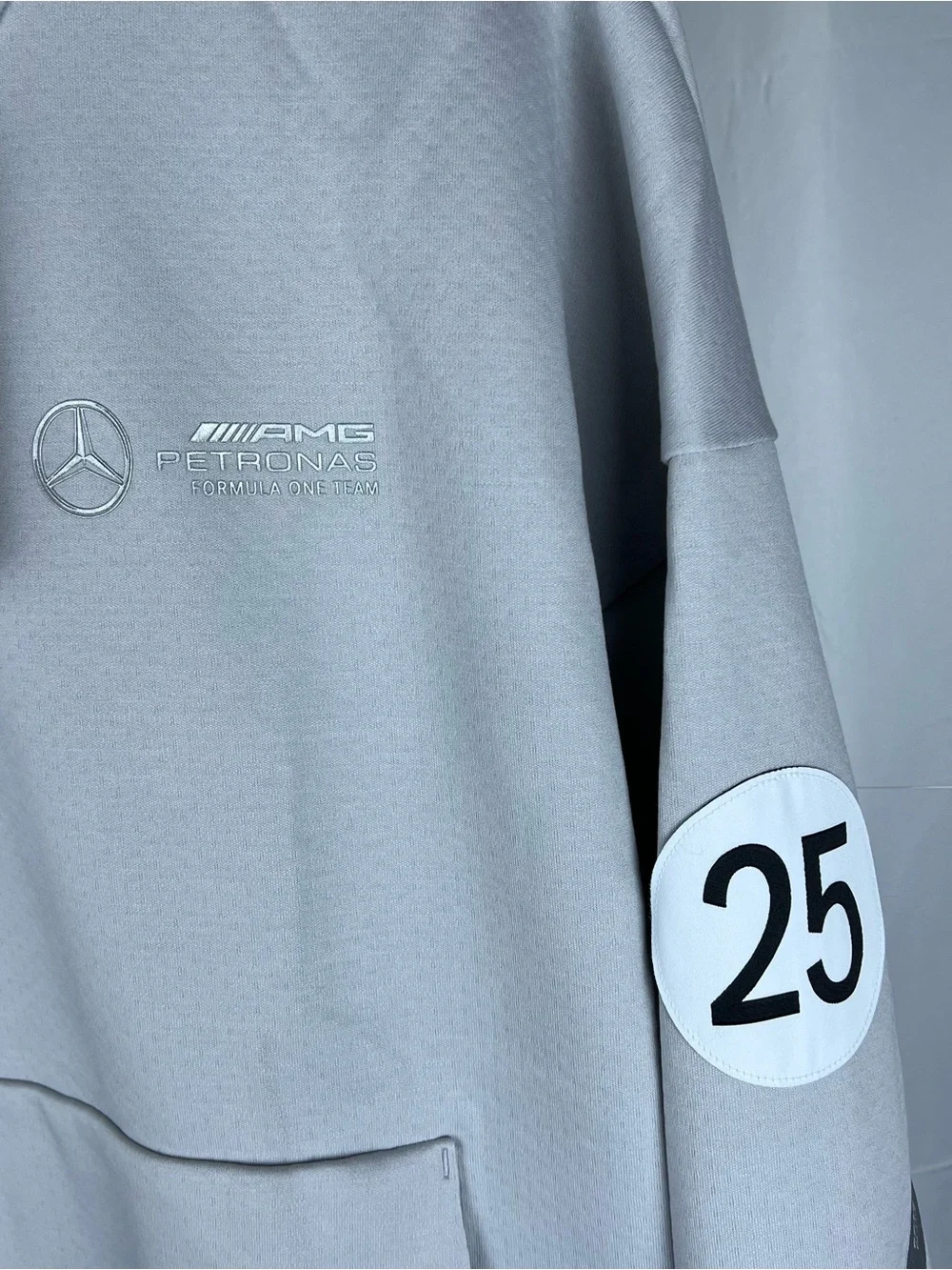 Adidas Mercedes AMG F1 Silver Arrows Sweatshirt JW3477 Grey Size XS